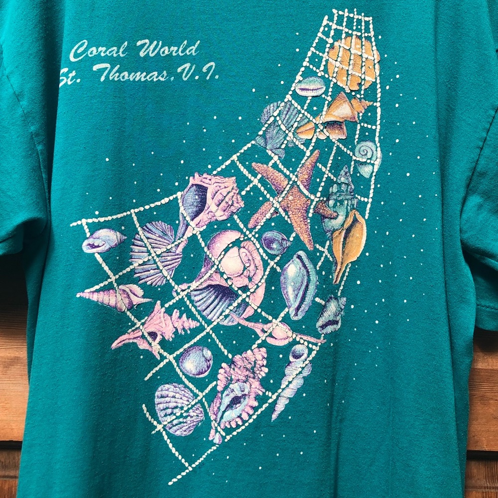 Vintage Seashell 60s 70s St Thomas Virgin Islands